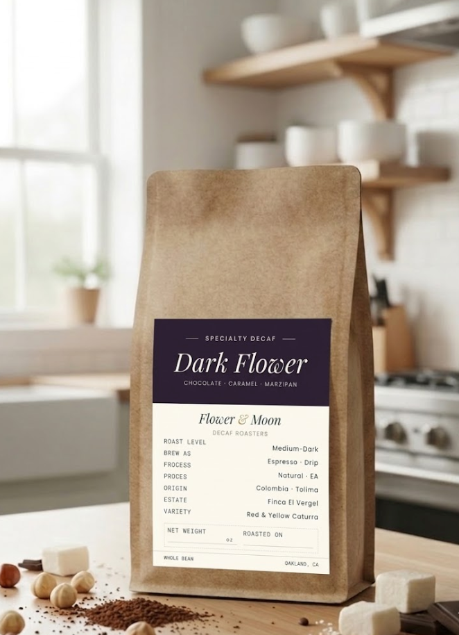 Dark Flower Espresso EA Decaf - Colombia El Vergel (Natural)