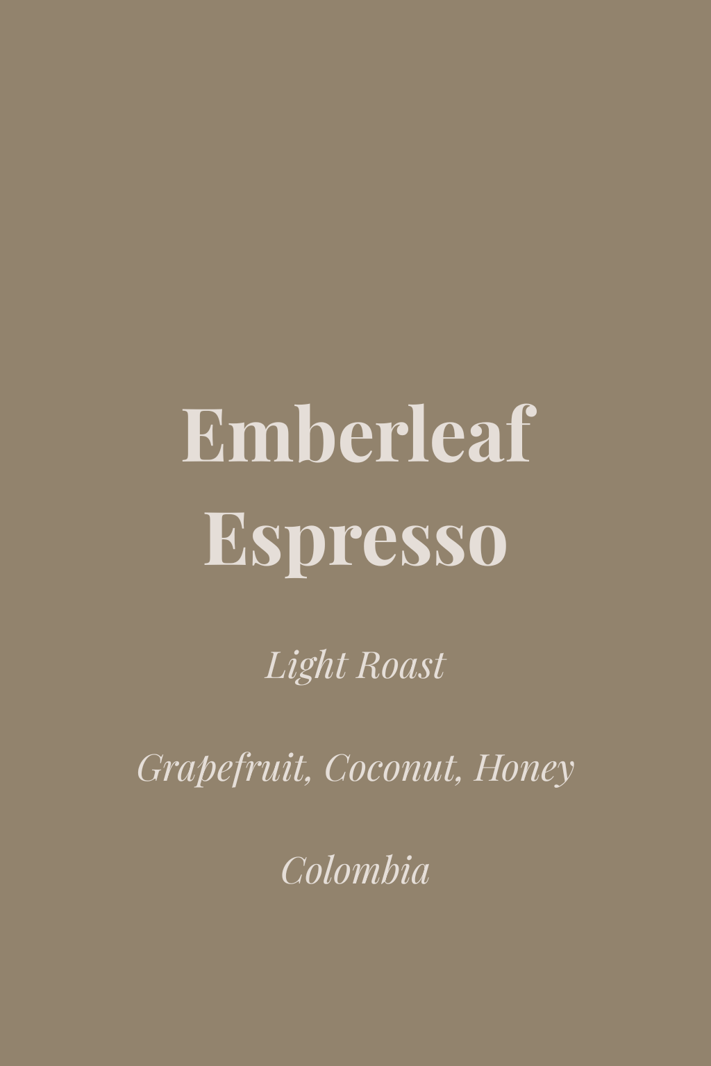 Ember Leaf Espresso