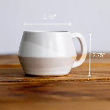 Handmade Cortado Mug (3–4 oz)