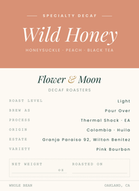 Wild Honey EA Decaf – Colombia Granja Paraiso 92 (Pink Bourbon)